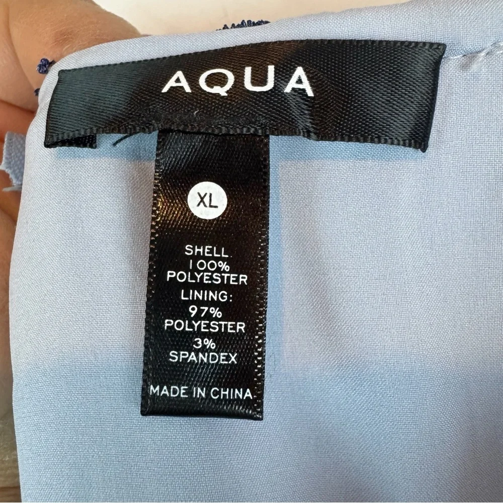 Aqua | Floral Lace Midi Dress, XL - Picture 8 of 10